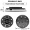 Sanding pad for Festool, 125mm ultra durable, soft, 8 holes replacement 5