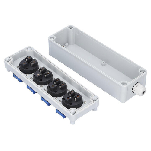 Waterproof outdoor socket box with switch for electrical outlets 1