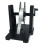 Universal label rewinder compatible with barcode printer - Hand crank paper holder stent 3