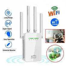 WLAN-Repeater, WLAN-Verstärker, leistungsstarker 2,4-GHz-WLAN-Booster für Ihr Zuhause, kompatibel mit allen Routern