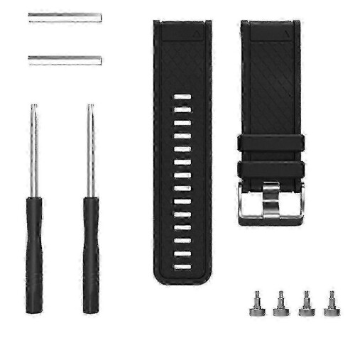 Replacement strap for Garmin Fenix 2, 26mm soft silicone band 1