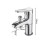 Robinet de douche monotrou avec double commande de température d'eau 4
