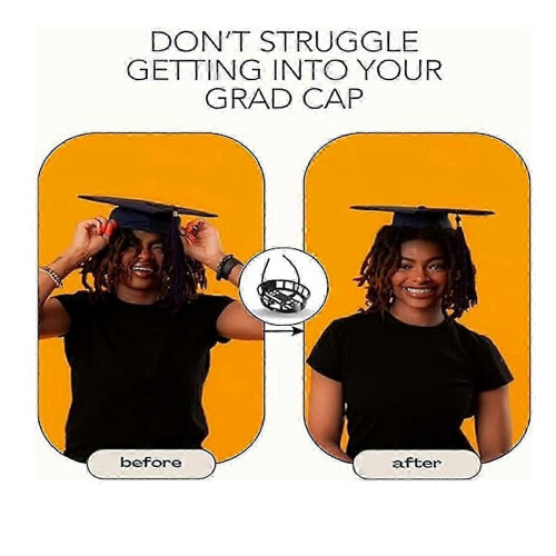 Secure fit graduation cap accessory for ceremonies 1
