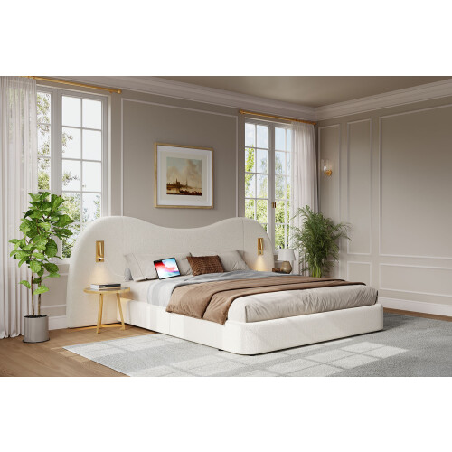 Upholstered bed, double bed, 180 x 200 cm 1