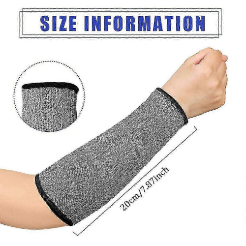 Protective forearm sleeves for cuts - 3 pairs arm guards for thin skin 1