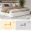 Upholstered bed, double bed, 180 x 200 cm 18