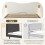 Upholstered bed, double bed, 180 x 200 cm 19