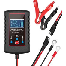 Hochwertiges EU 6V 12V Bleiakku-Ladegerät für Fahrzeuge, Autos, Motorräder und Automobile