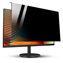 24 Inch Anti Blue Light Computer Privacy Screen Filter with 30 Side Shield and HD Clarity, Hanging Type