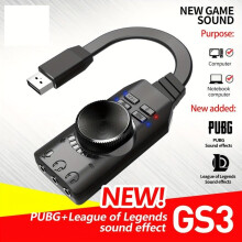 USB 7.1 Surround Soundkarte, DSP-Verstärker, Audio-Adapter für PC und Smartphone – Plug & Play