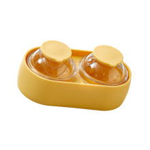 Professional Round Ice Cubes Molds 2Pieces Ice Ball-Yellow