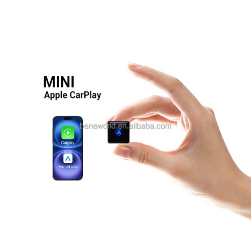 OEM-valmistaja Langaton Android Auto CarPlay -sovitin 2-in-1 Plug and Play Mini Carplay -sovitin 1