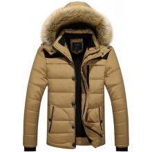 Herren-Winter-Daunenjacke, Herren-Parka mit Kapuze, Jacke, Blouson, warm halten, Mantel, Herrenbekleidung, Übergröße