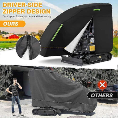 Κάλυμμα μίνι εκσκαφέα 800-1600 kg, Αδιάβροχο φερμουάρ για Bobcat E20, Takeuchi ViO17, Προστασία 2