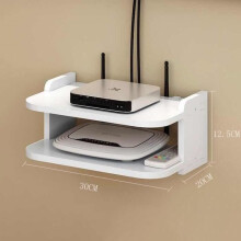 Schwebendes TV-Box-Regal, Wandhalterung, WLAN-Router-Ständer, Set-Top-Box-Organizer – 30 cm
