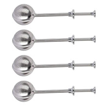 Ensemble de 4 infuseurs à thé en acier, élégants, impeccables,