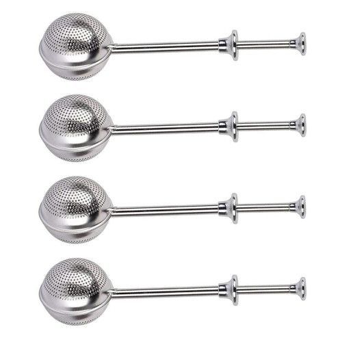 Ensemble de 4 infuseurs à thé en acier, élégants, impeccables,