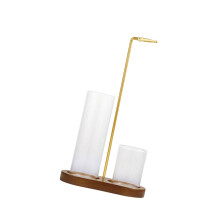 Glas Asvanger Wierook Stokhouder Branders 2-8 figuur retro kleur