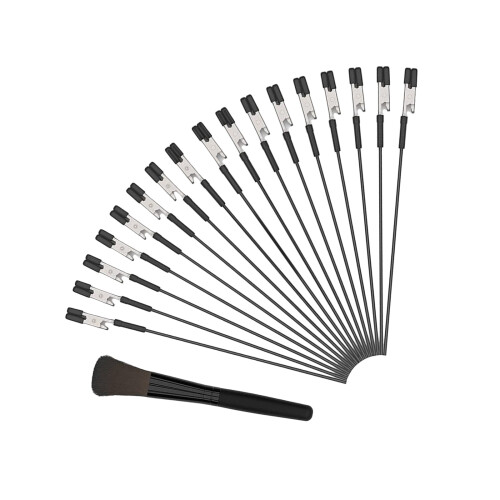 Versatile Rubber Head Alligator Clip Brushes 45Pcs For Home And