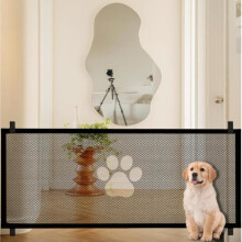Schutzgitter – tragbar – 180 x 78 cm – für Hunde – kein Bohren erforderlich – reißfest