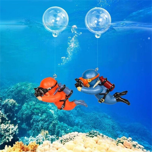 Scuba Diver Statue Artificial Water Feature Addition-1 2
