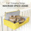 Breathable Washable Cats Hammock Bed Wall Mounted Design-Yellow 7