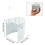 Aquariums Shrimp Hide Freshwaters Breeding Hide Cave-White M 5