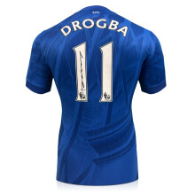 Didier Drogba Signed Chelsea 2025-26 Home Football Shirt