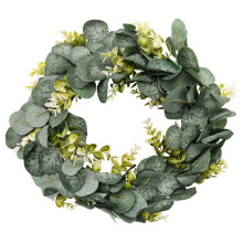 Eucalyptus Wreath Farmhouse Decor Green 40cm