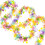33ft Multicolour Tinsel Garland with LED String Lights 1