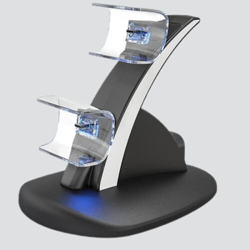 PS5-Controller-Ladegerät – Schwarz – Dual-Ladestation mit LED-Anzeige