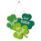 Träskylt med klöver för St Patrick's Day 1