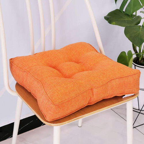 45cm Thickened Imitation Linen Seat Cushion