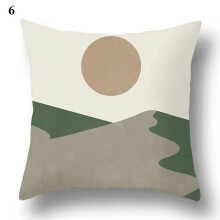 Cotton-Linen Pillow Cover Modern Simple Design