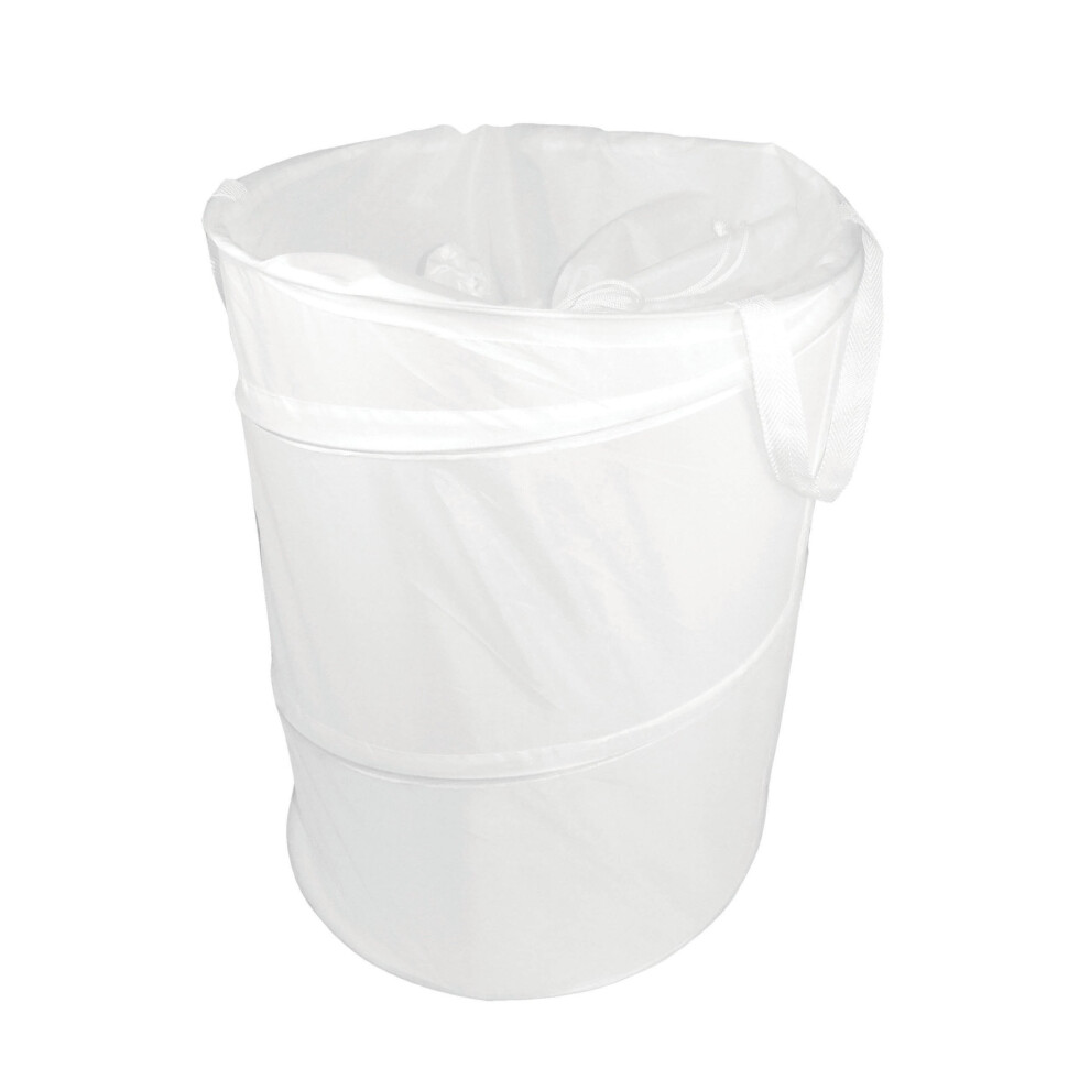 Premier Housewares Pop Up Storage Hamper, 60 X 43 X 43 Cm - White