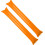Oppustelig cheerleader-stick orange – 1 stk. 1