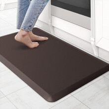 Kitchen Rug Mat Anti-Fatigue PVC Black 44x71cm