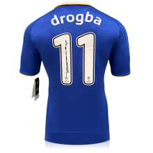 Didier Drogba Signed Original Chelsea 2008-09 Champions League Football Shirt (UCL Print) BNWT