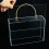 Clear Acrylic Flower Display Box with Handle 1