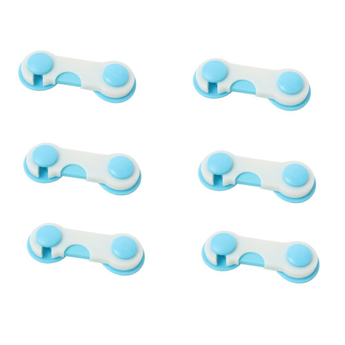 Barnsäkra skåplås – Borrfria, 6-pack 1
