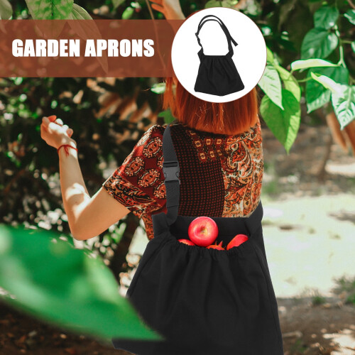 Canvas Fruit Picking Apron with Adjustable Belt 2