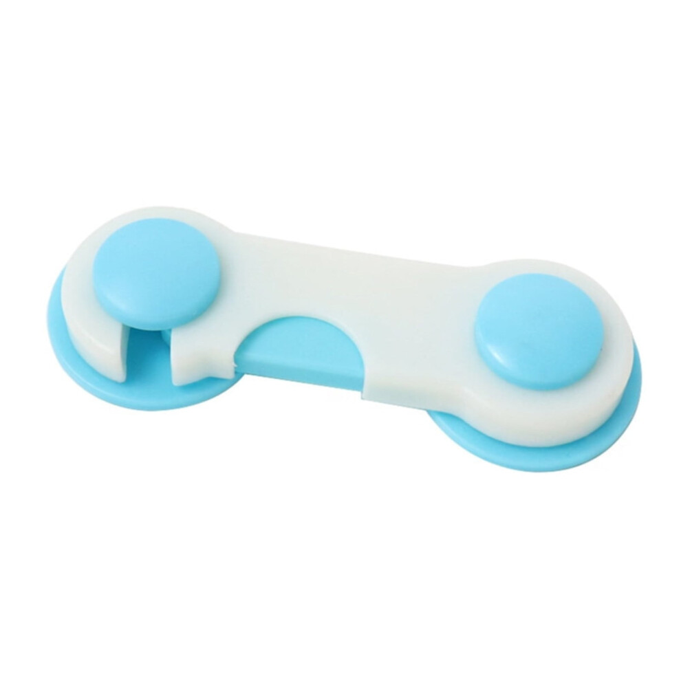 6-Pack Child Safety Cabinet Locks – No-Drill Blue Plastic