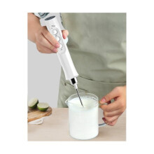 Elektrischer Milchaufschäumer, Mixer, Eierschläger, Küchenrührer, Kaffeemaschine, Cappuccino-Maschine, Sahnebereiter, Schneebesen, Sahnemaschine