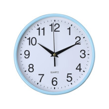 Modern Round Wall Clock – Plastic, Silent Quartz, 20cm