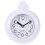 White Silent Wall Clock for Bathroom Bedroom 1