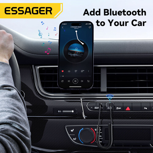 Essager EB01-3 3.5mm Jack σε δέκτη Bluetooth Audio AUX Bluetooth Adapter 1