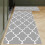 2pcs Cushioned Kitchen Mats Non-Slip Grey 1