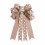 Rustic Jute Bow for Christmas Tree Topper, 12in 1