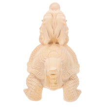 Drageskildpaddestatue i buksbom 7x5x5,5 cm