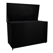 Rattan-Kissen-Auflagenkiste 996L – Schwarz
